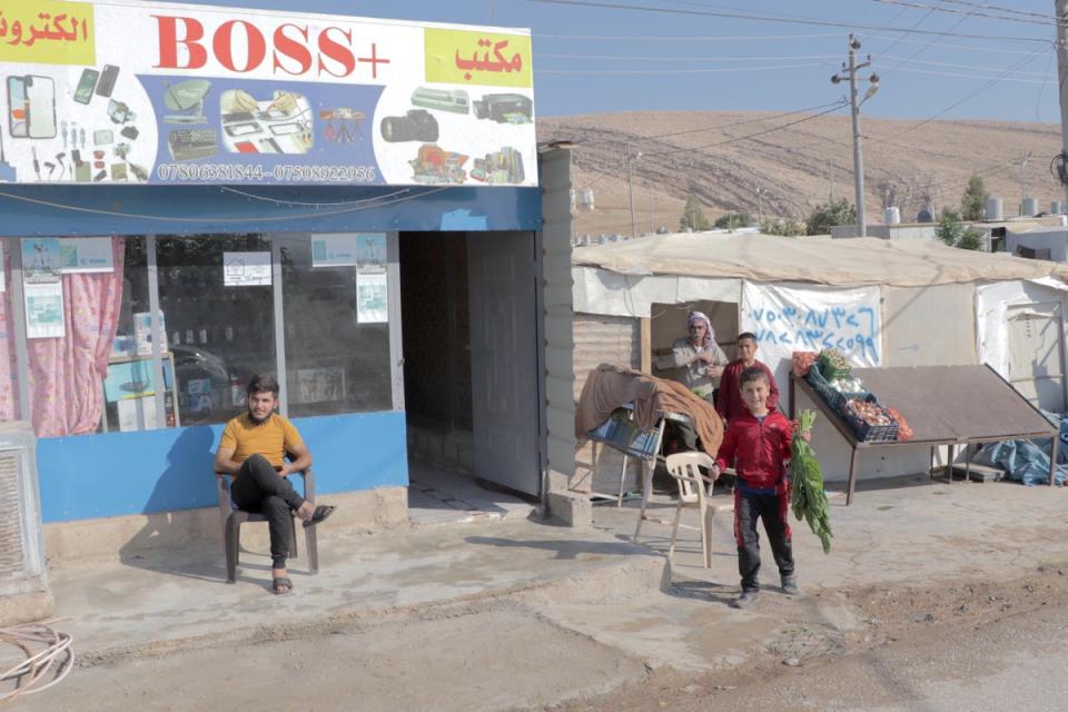 Essyan camp for internally displaced people, Iraqi Kurdistan (Charline Bou Mansour/Evening Standard)