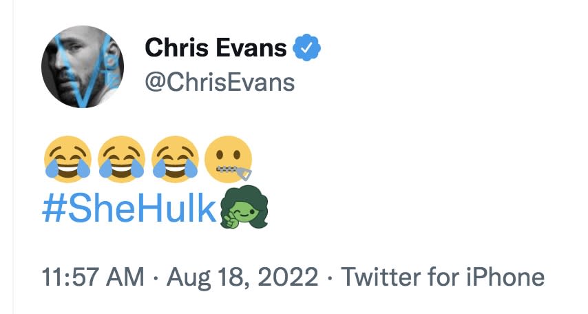 She Hulk Chris EVANS
