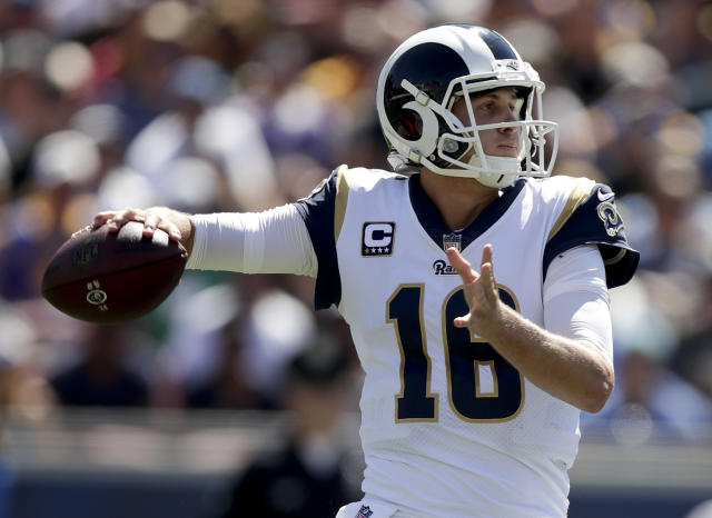 Is Jared Goff becoming a superstar? His Rams play Vikings on the Yahoo  Sports app