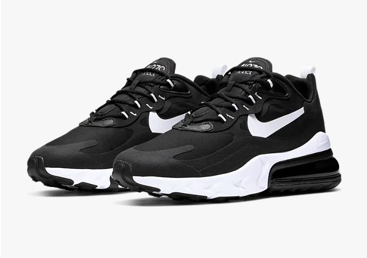 Nike Air Max 270 React (Black/White)