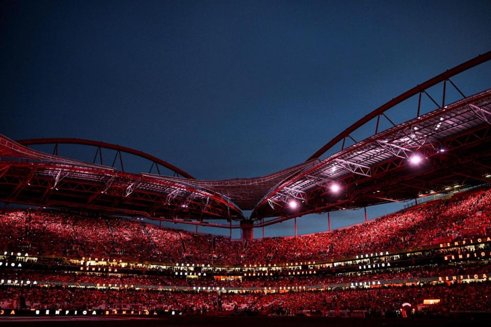 High-profile fixture: Brentford will visit the Estadio da Luz for a pre-season friendly against Benfica (AFP via Getty Images)