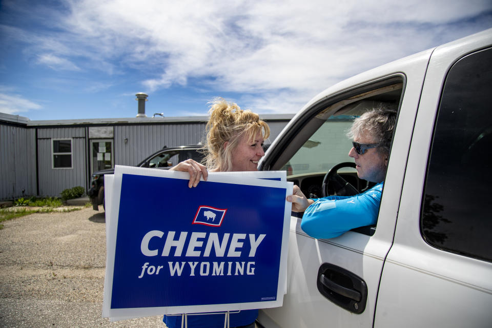 Liz Cheney political director Amy Womack, left