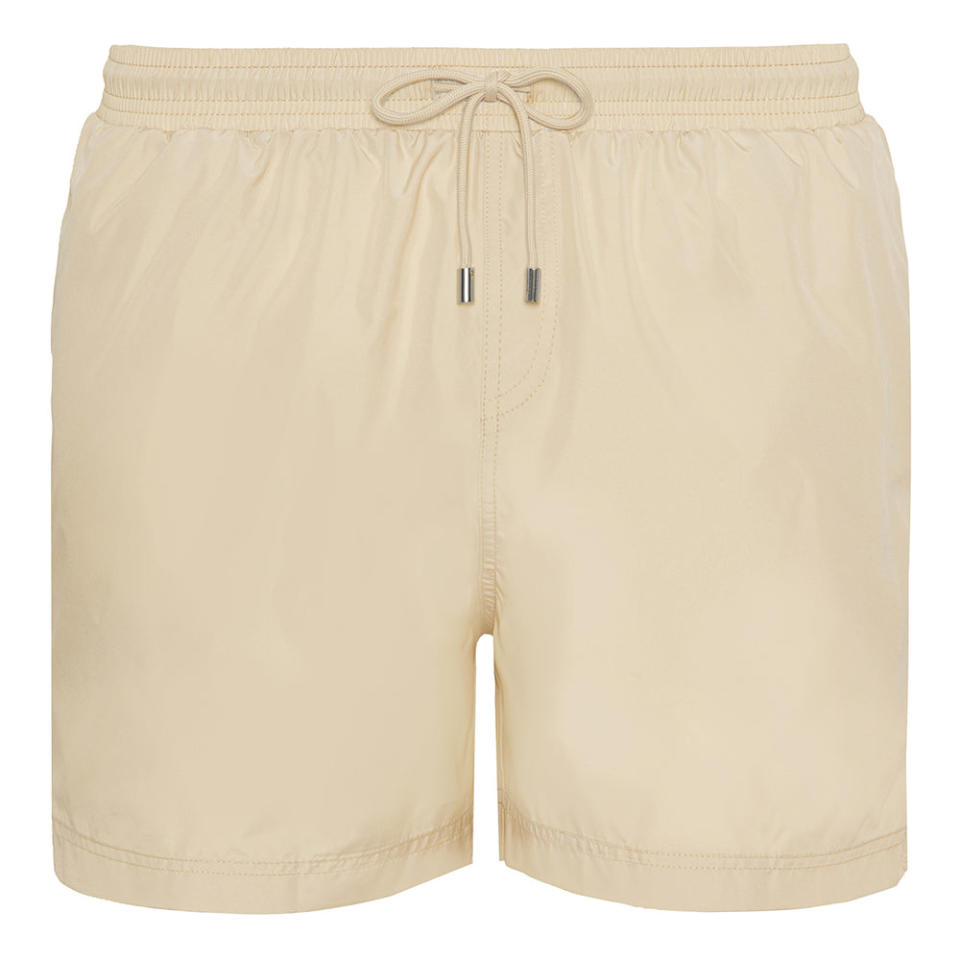 tan swim trunks mens