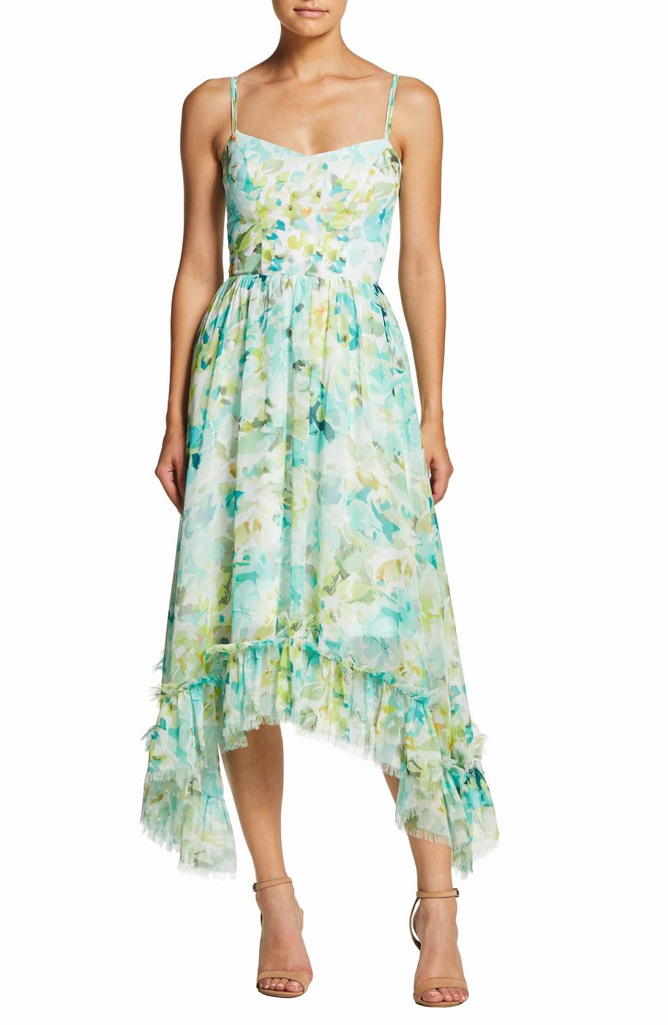 Judy Crescent Flounce Dress