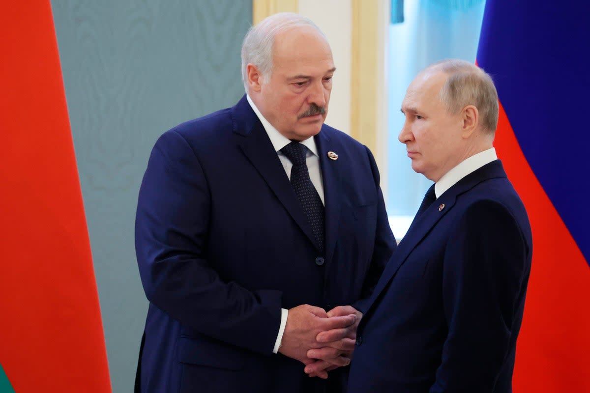 Belarus is a strong military ally of Russia and Vladimir Putin (Sputnik)