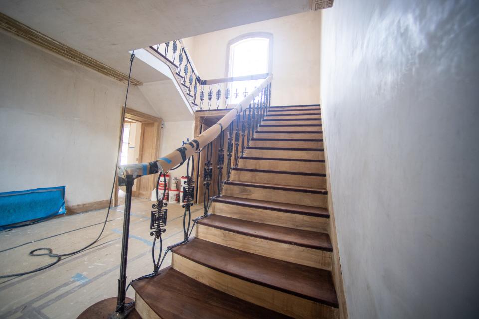 When fully restored, the Eugenia Williams House will look much like it did when it was built in 1941. The original windows, roof, woodwork, ironwork and appliances are being restored and reinstalled. The air conditioning is a new perk.