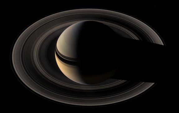 Saturn and its rings are the jewel of the solar system, but the gas giant's lack of a surface means humans won't likely find a foothold there. Saturn's moons Titan and Enceladus, however, might be better choices.