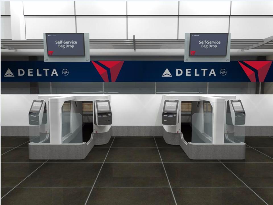 Delta Bag Drop facial recognition