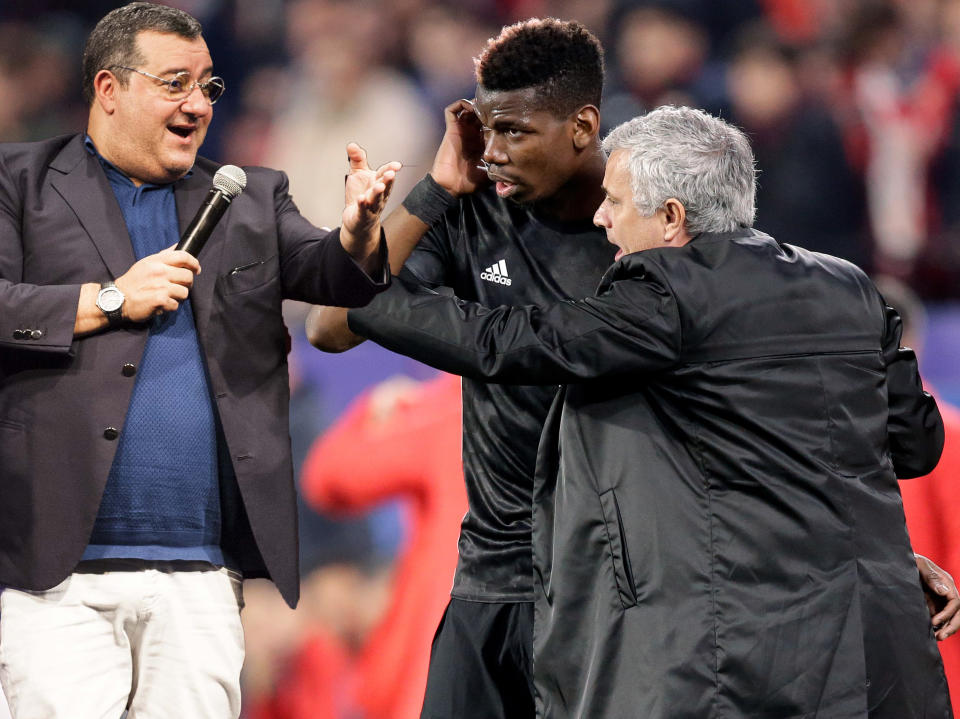 Talk to the hand: Pogba will only speak to his manager through his agent Raiola now it is claimed