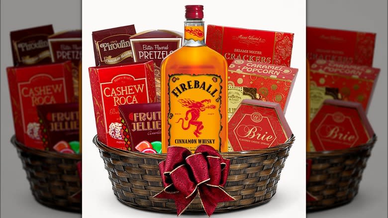 Fireball luxury gift basket