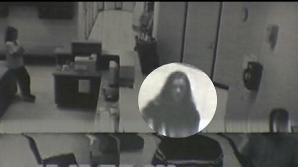 The last known image of Kelli Cox, captured a the surveillance camera at the Denton Police Department, the day she went missing.    / Credit: KTVT