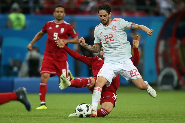 Real Madrid midfielder Isco has impressed in Spain's first two matches