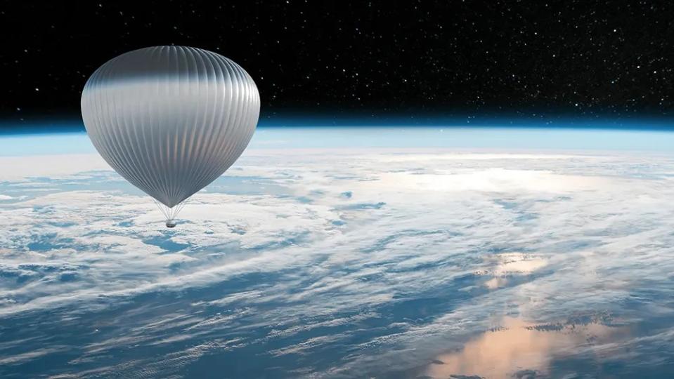 Zephalto Space Balloon in Low Earth Orbit