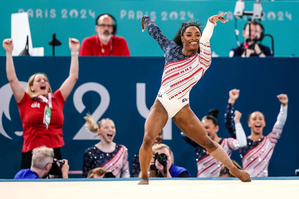 Simone Biles makes history as most decorated American Olympic gymnast