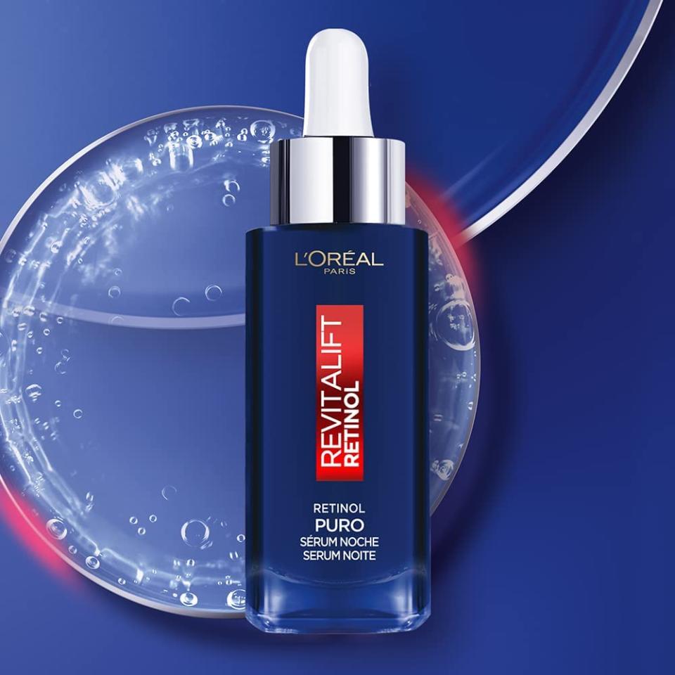 L'Oréal Paris Sérum Facial Noche con Retinol Revitalift, 30 ml/Amazon.com.mx