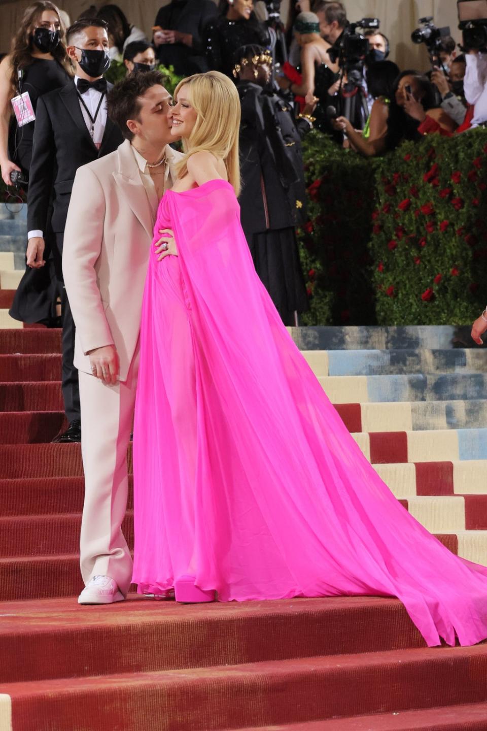 Brooklyn Beckham and Nicola Peltz attend The 2022 Met Gala Celebrating 