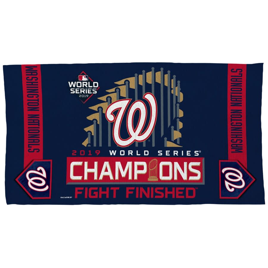 Nationals 2019 World Series Champions 2-Sided Locker Room Towel