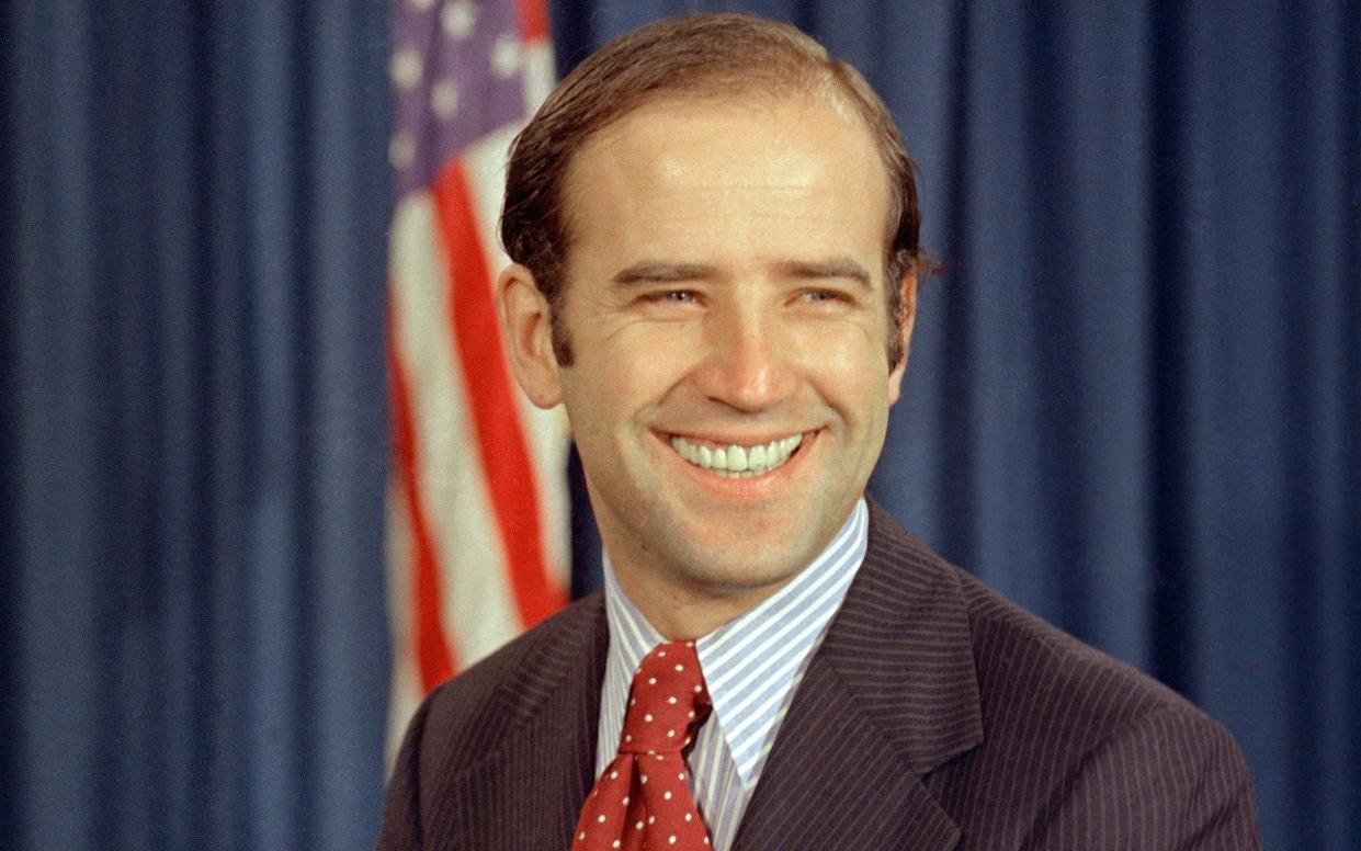 Joe Biden, a newly-elected Democratic senator from Delaware, in 1972