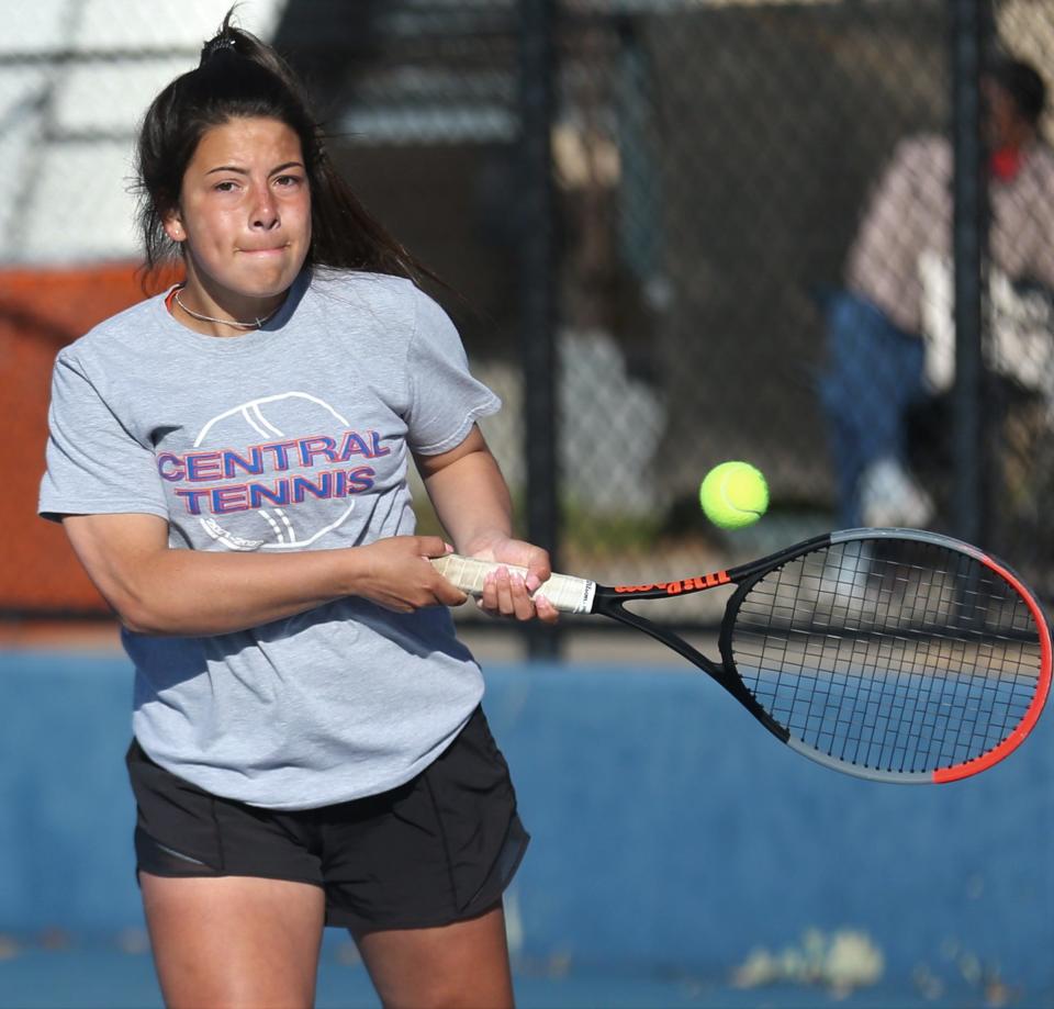 San Angelo Central High School tennis player Karyssa Castillo is pictured in a file photo.