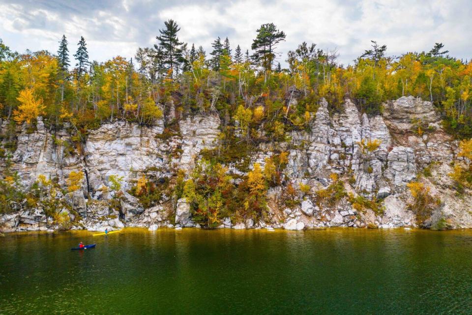 Plaister Cliffs lie along the Bras d’Or Lake in Cape Breton.