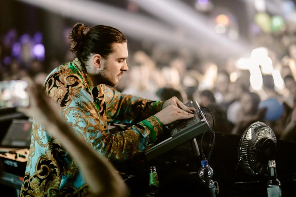 DJ Reinier Zonneveld performs at the Awakenings Festival in the Netherlands.