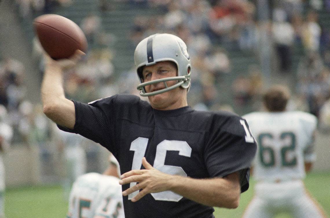 In a remarkable NFL career as both a quarterback and a placekicker, George Blanda played in a record 26 NFL seasons (340 games.)