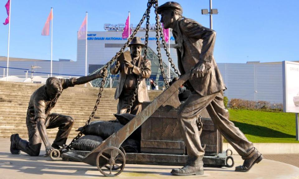 The Dockers Statue at the ExCel.