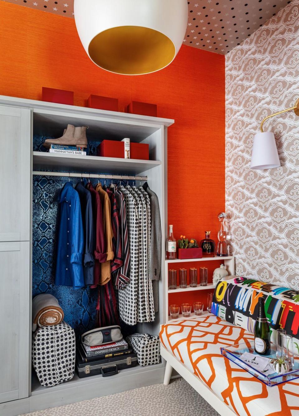 micro maximalist veranda walk in closet ideas