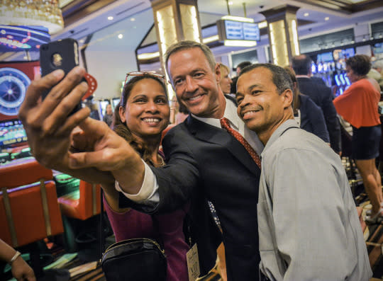 Selfie at the casino