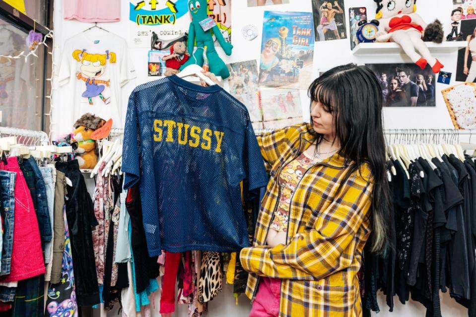 Going against the glitzy grain of most Y2K-inspired styles, newly resurrected brands like Ed Hardy, Stüssy and Von Dutch cater to the more edgy panache of early 2000s fashion. Emmy Park for N.Y.Post