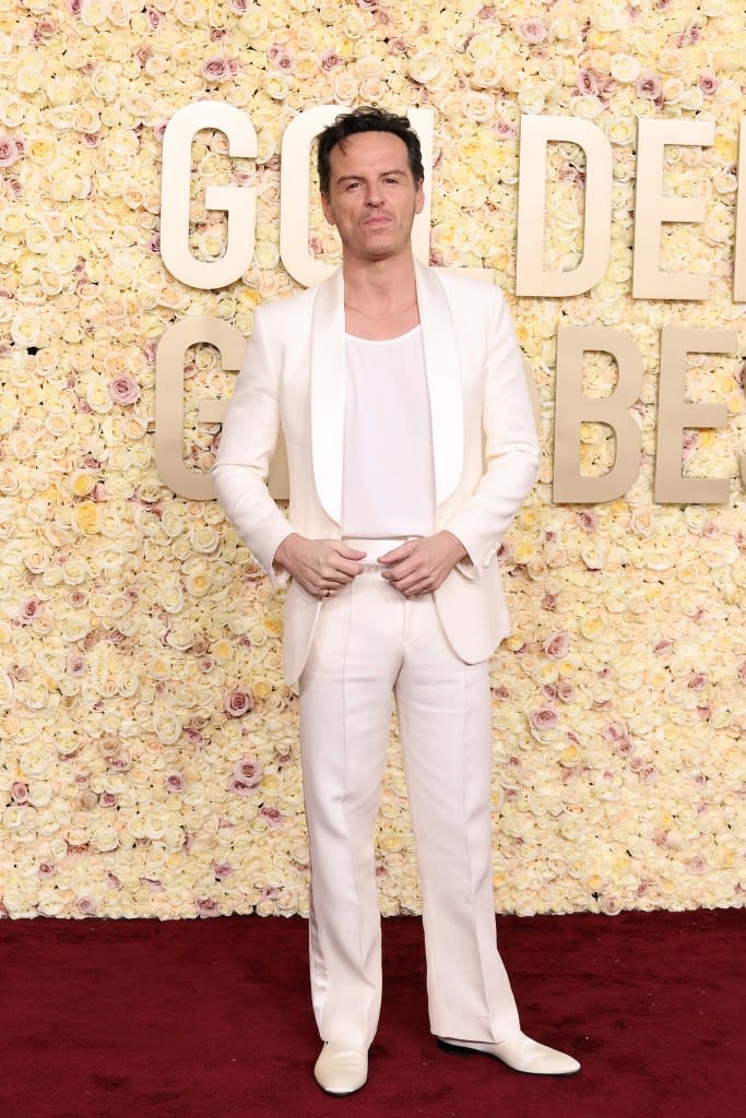 Andrew Scott attends the 81st Annual Golden Globe Awards at The Beverly Hilton on January 07, 2024 in Beverly Hills, California.