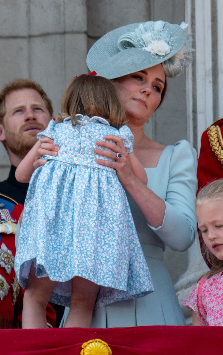 <p>But after Duchess Kate swooped in to comfort her, she was just fine.</p>