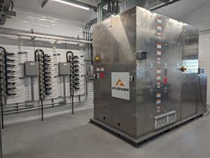 Acceleware's field-proven, proprietary industrial heating technology platform that can enable the decarbonization of multiple industrial heating processes via highly efficient delivery of radio frequency energy.