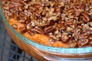 Mama Sue's Homemade Help is serving up Thanksgiving sides like this sweet potato crunch.