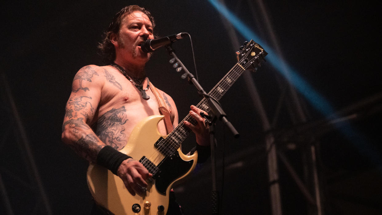  Matt Pike onstage with High On Fire in 2022. 