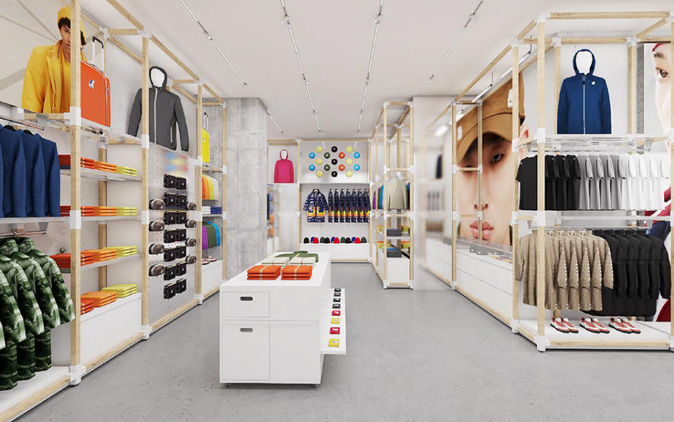 K-Way shop interior - Credit: Bluebell Group