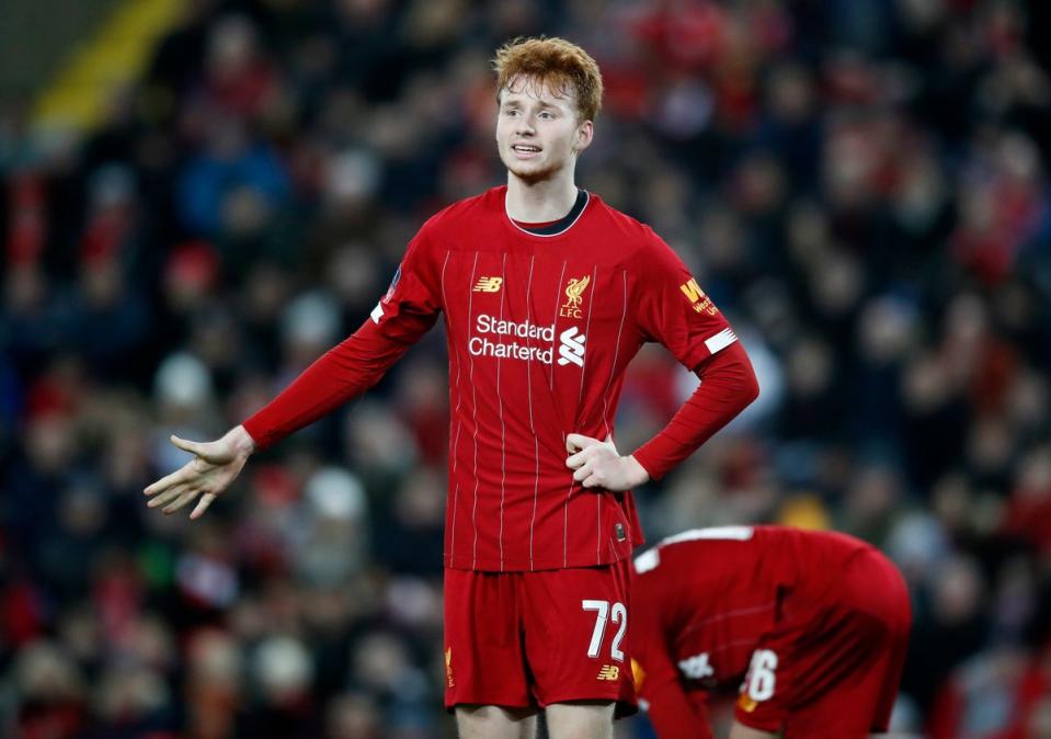 Sepp van den Berg has completed a £25m move from Liverpool to Brentford. (PA)