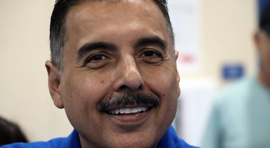 Astronaut José M. Hernández told Parlier High School students to go for their dreams, but to make sure they prepare for it during an Aug. 24, 2023 talk. The Prime Video movie ‘A Million Miles Away,” which premieres on Sept. 15, tells his story.