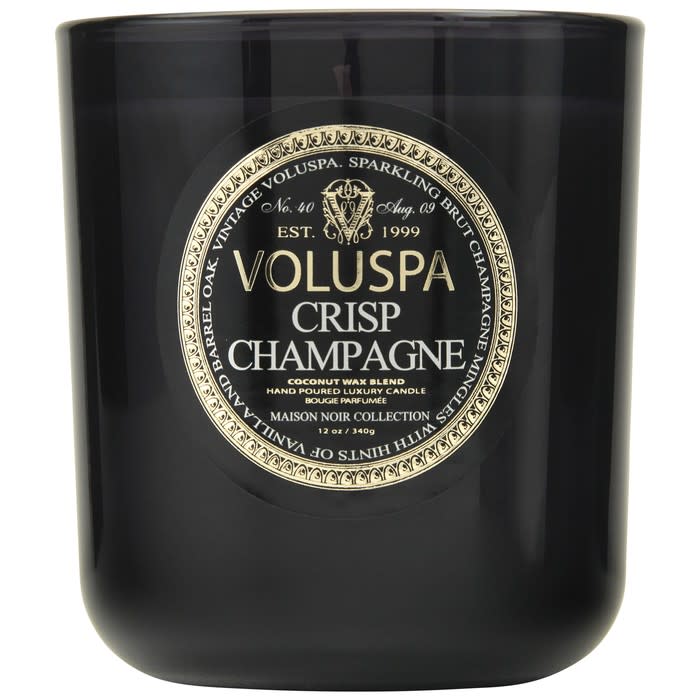 17) Voluspa Crisp Champagne Candle