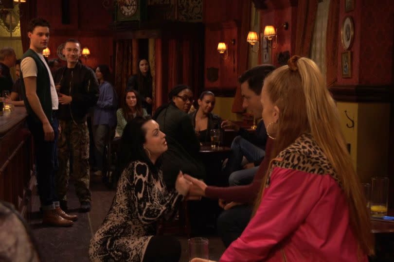 Whitney proposed to Zack in The Queen Vic during Thursday's EastEnders episode