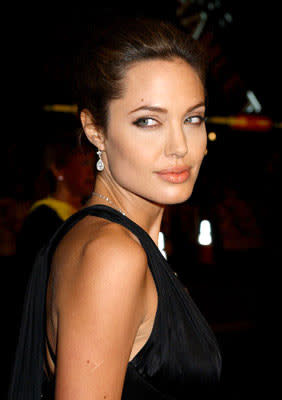 Angelina Jolie at the Hollywood premiere of Warner Bros. Alexander