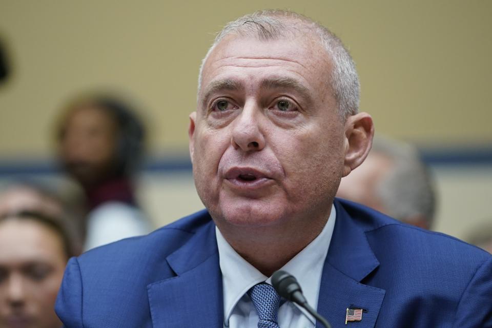 Lev Parnas testifies at the House Committee on Oversight and Accountability hearing examining potential abuse of public office by Joe Biden on March 20, 2024.