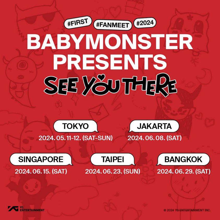 BABYMONSTER將來台開唱圖片來源：Facebook@Live Nation Taiwan 理想國