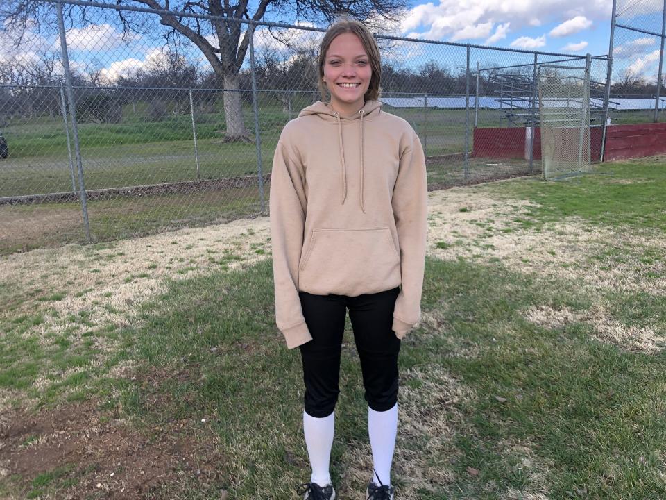 West Valley senior catcher Raya Vaughn is a veteran catcher who can pick runners off. Vaughn is also a consistent hitter.