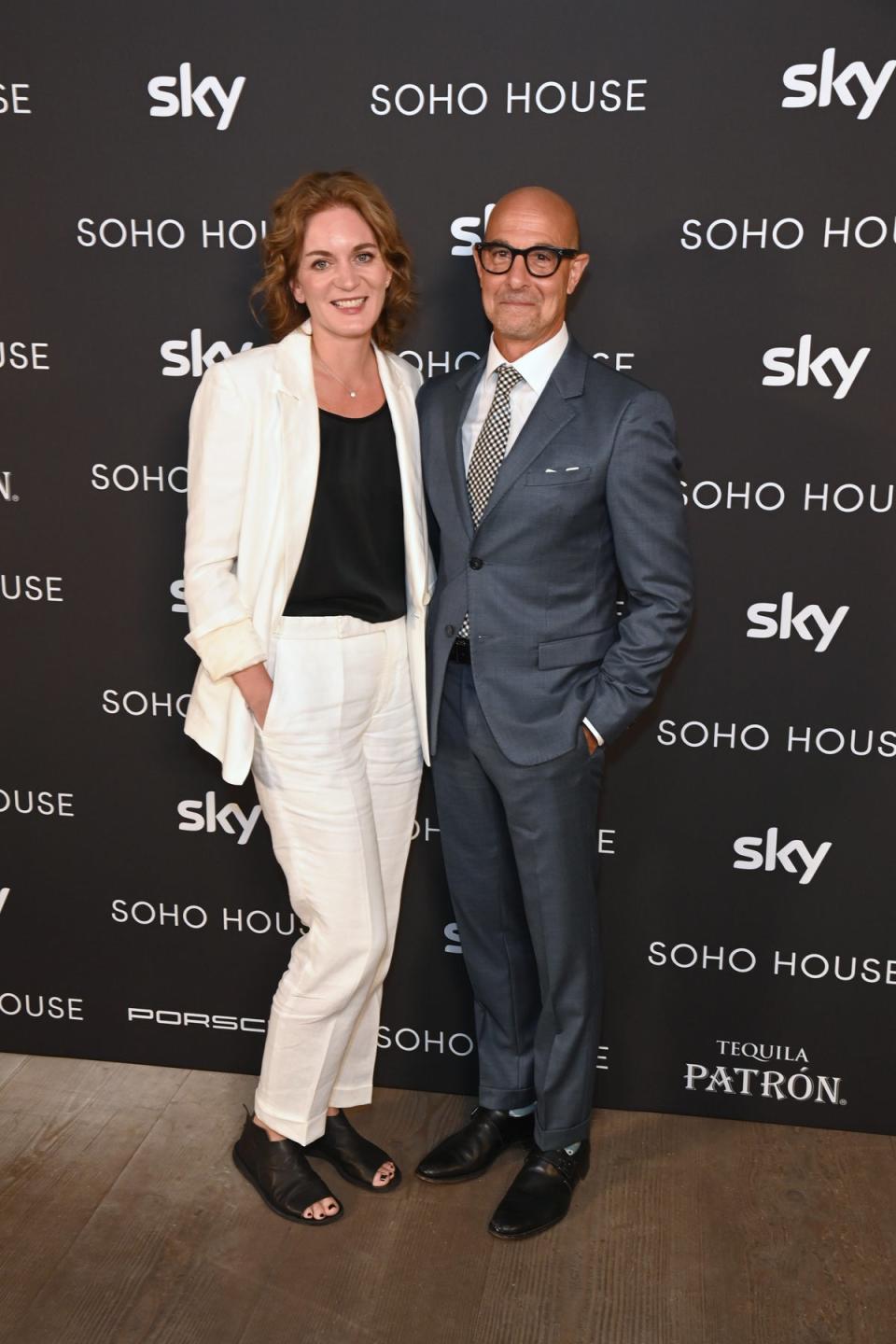 Felicity Blunt and Stanley Tucci (Dave Benett/Getty Images for Soho House)