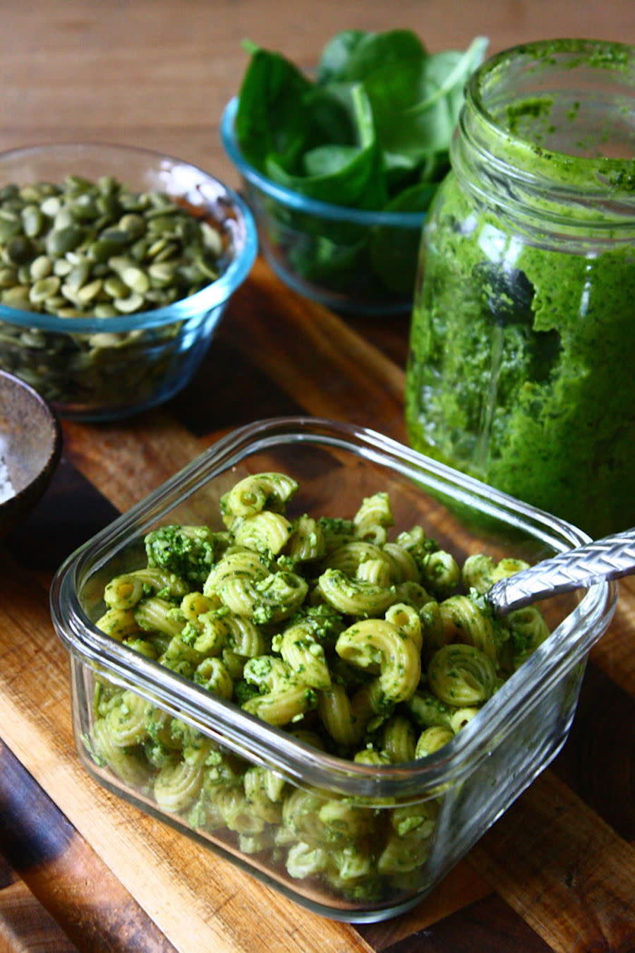 Pumpkin Seed and Spinach Pesto