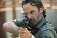 <p>Andrew Lincoln as Rick Grimes in AMC’s <i>The Walking Dead</i>.<br>(Photo: Jackson Lee Davis/AMC) </p>