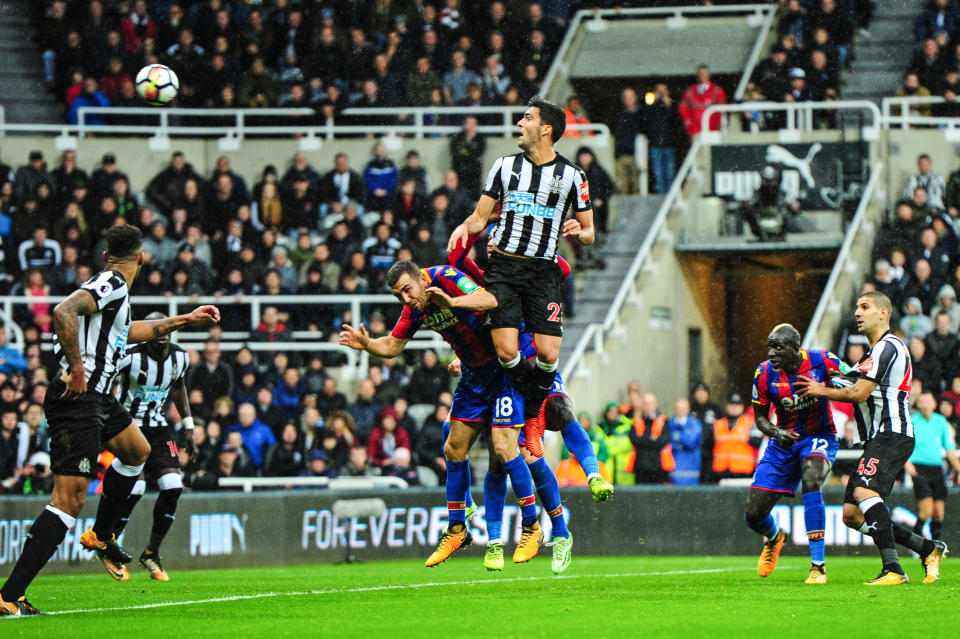 McArthur got to the ball first from the corner, only to see it loop off the head of Merino and into the net