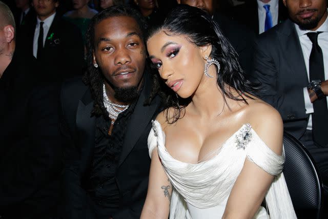 <p>Francis Specker/CBS via Getty</p> Offset and Cardi B in Los Angeles in February 2019