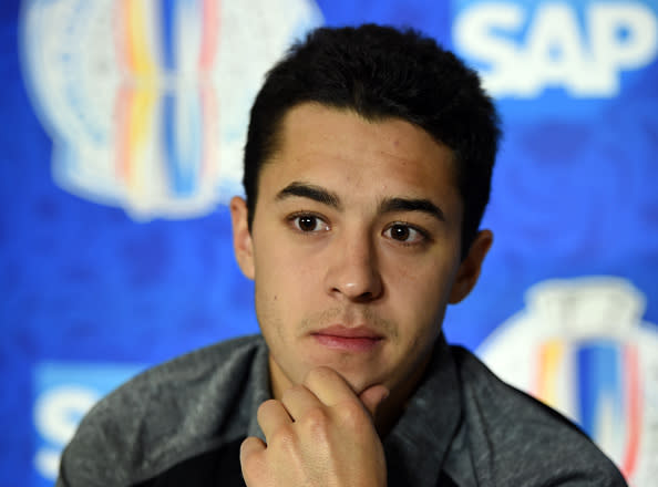 TORONTO, ON - SEPTEMBER 15: Johnny Gaudreau of Team North America listens to a question during Media day at the World Cup of Hockey 2016 at Air Canada Centre on September 15, 2016 in Toronto, Ontario, Canada. (Photo by Minas Panagiotakis/Getty Images)